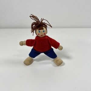 Melissa & Doug Flexible Wooden Children Doll House Figure